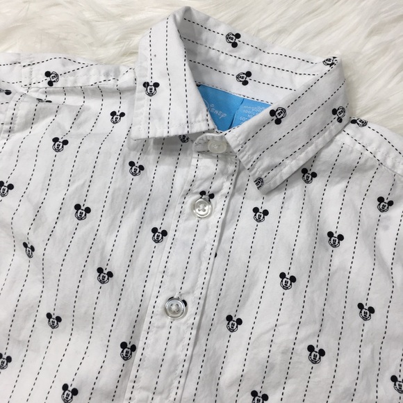 mickey button down shirt